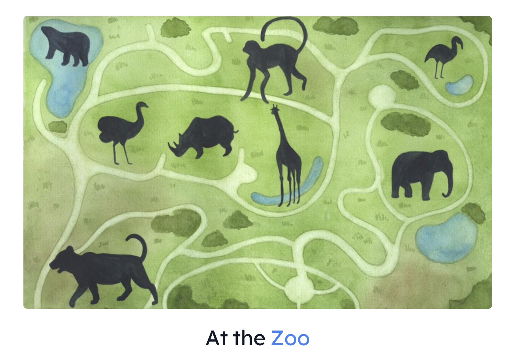 At the Zoo story cover