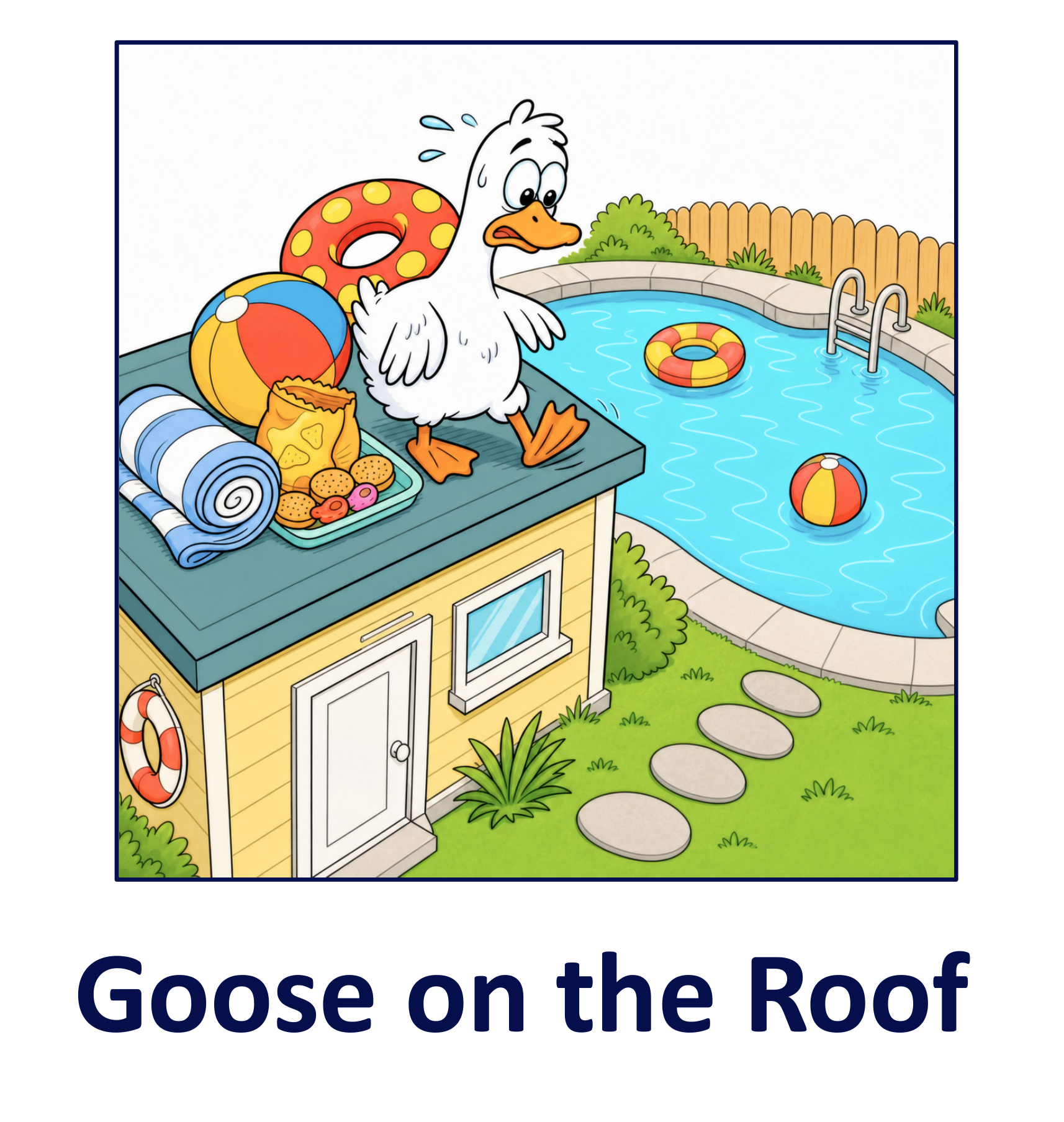 Goose on the Roof mini-story cover